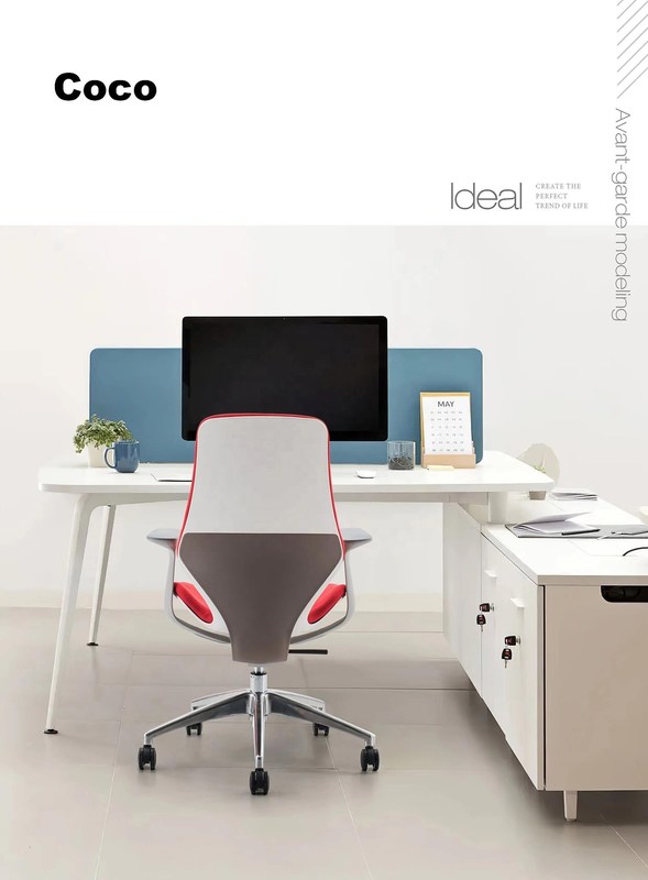 Luxury White Frame Office Chair Comfortable Boss Reclining Swivel Chair for Executive