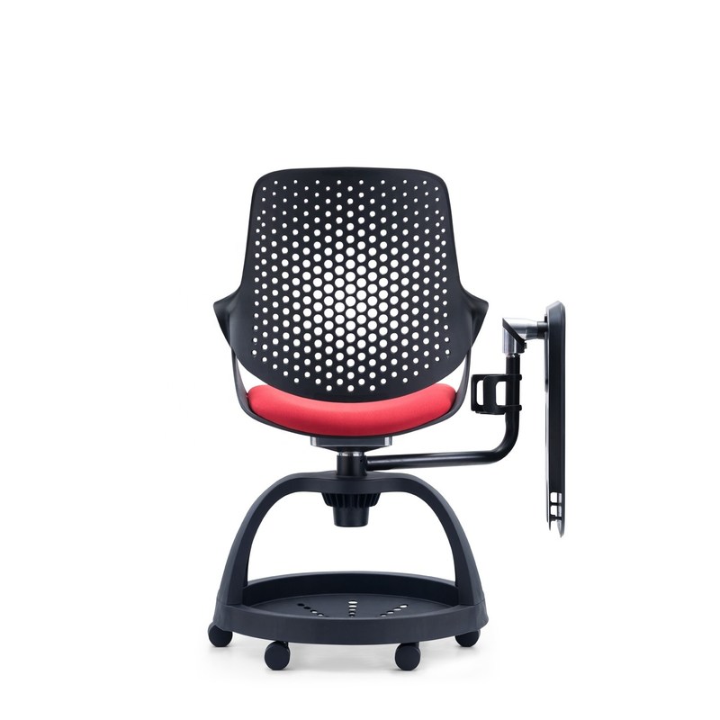 ODM Design Modern Plastic Student Chair with Adjustable Height and Writing Pad Storage