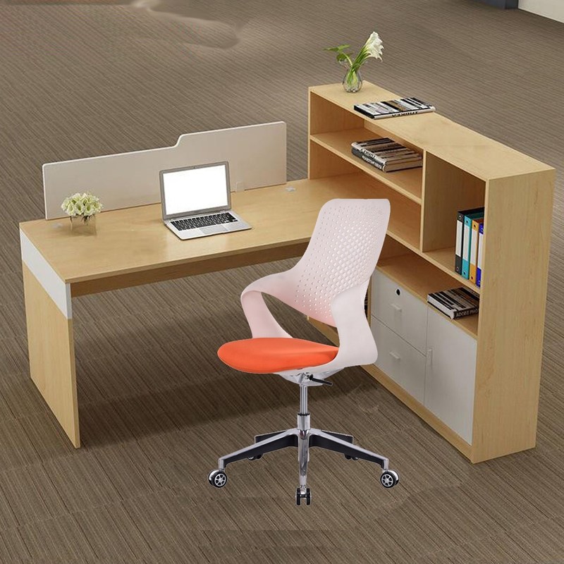 Adjustable Modern Plastic Office Chair for Computer Desk Luxury Cadeira de escritorio