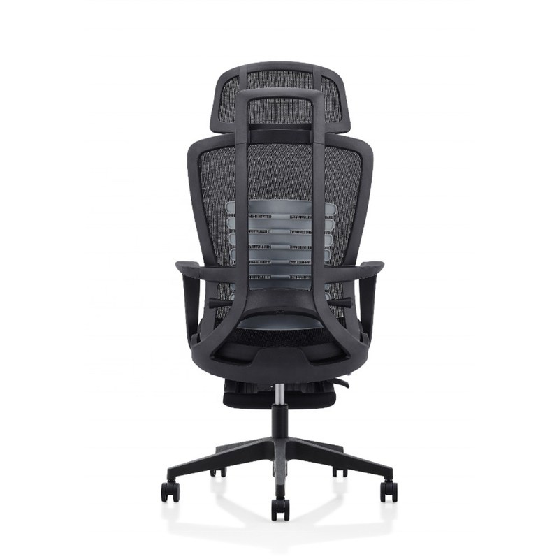 समायोज्य ऊंचाई एर्गो मेष कार्यालय कुर्सी कमर और पैर के सहारे 635*620*1155-1275 मिमी
