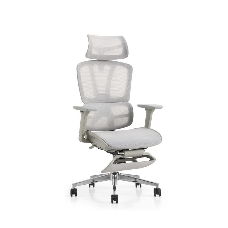 Height Adjustable Ergo Executive Mesh Office Chair With Lumbar Support Boss CEO Luxury