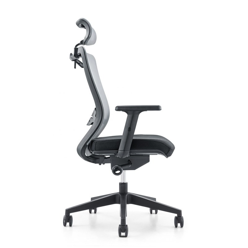 Adjustable Armrest Modern Swivel High Back Ergonomic Mesh Office Chair 650*690*1150-1250mm