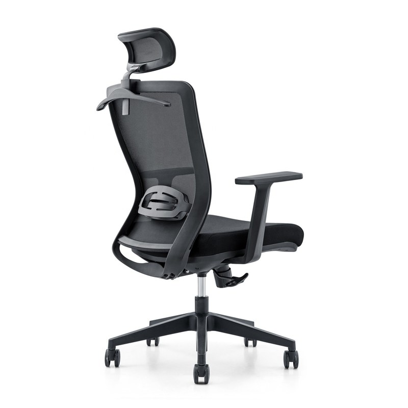 650*690*1150-1250 मिमी समायोज्य लक्जरी कार्यालय कुर्सी जाल कपड़े और स्थिर आर्मरेस्ट के साथ