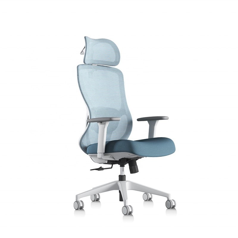 समायोज्य उच्च पीठ कार्यालय घुमावदार कुर्सी 3 डी आर्मरेस्ट और आरामदायक सीट कुशन के साथ