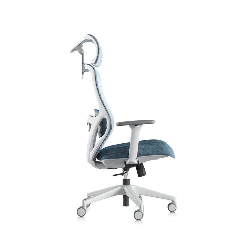 समायोज्य उच्च पीठ कार्यालय घुमावदार कुर्सी 3 डी आर्मरेस्ट और आरामदायक सीट कुशन के साथ