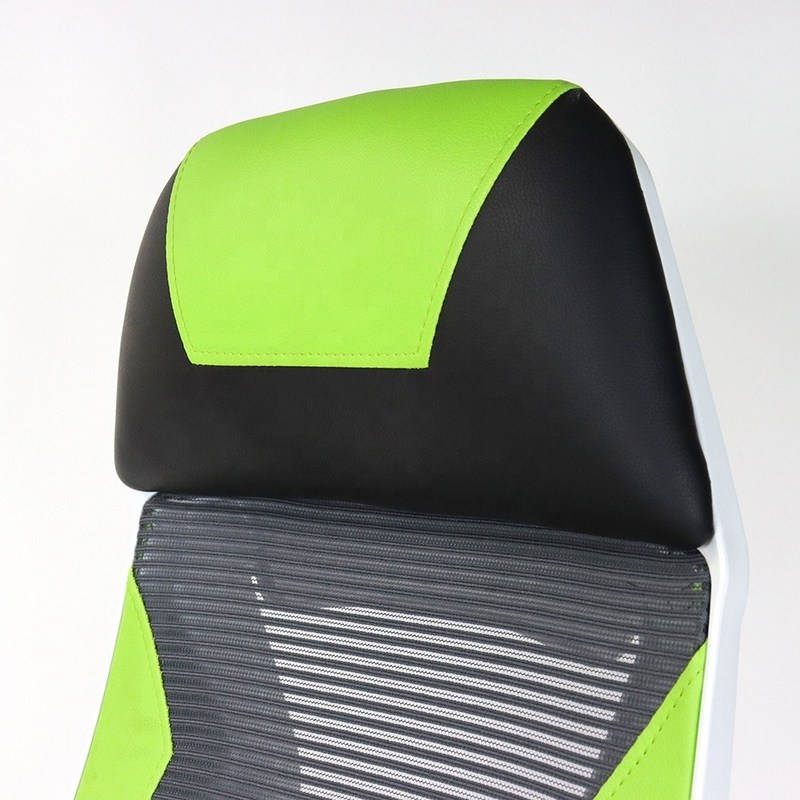 कॉन्फ़्रेंस रूम के लिए नारंगी रंग में अनुकूलित फ़ैब्रिक मेश बैक स्विवेल ऑफिस फ़र्नीचर