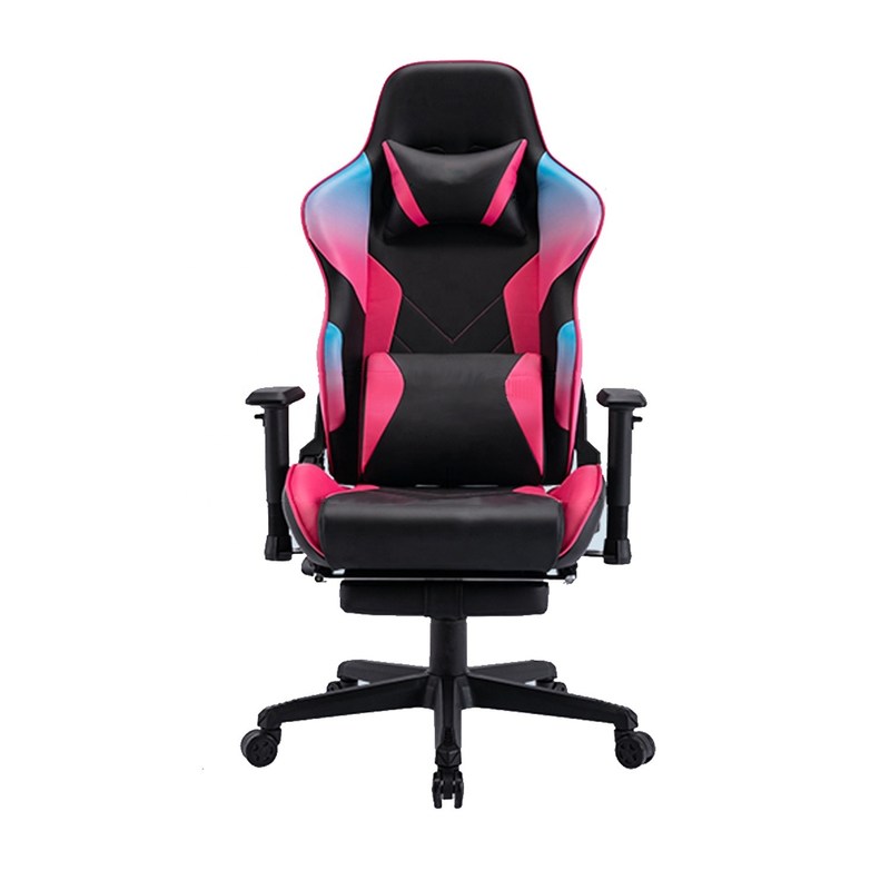 Flowing Light And Color Luxury PU Leather Racing Gaming Chair for Computer Gamer