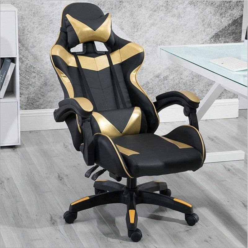 Modern Design PVC Leather Gaming Chair Backrest Adjustable 90-180 for Ultimate Support